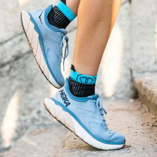 Running socks - Run Feel black/turquoise