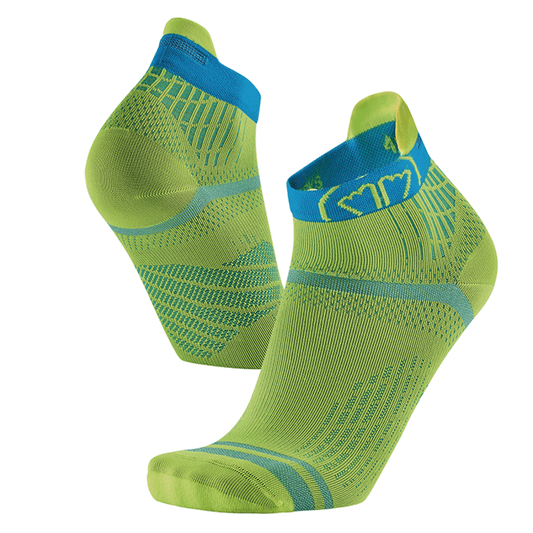 Running Socks - Run Feel yellow/turquoise - 2 Pair