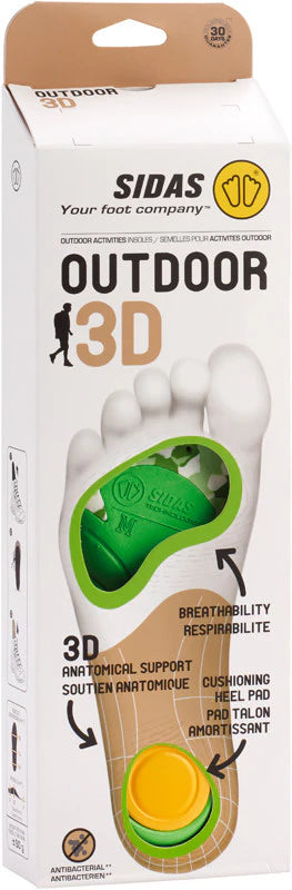 Hiking insoles - 3D Outdoor
