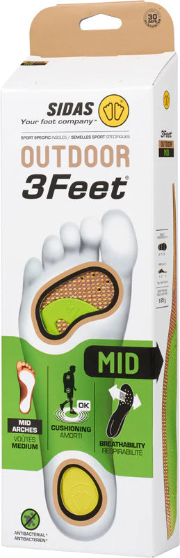 Hiking Insoles - 3feet Outdoor Mid