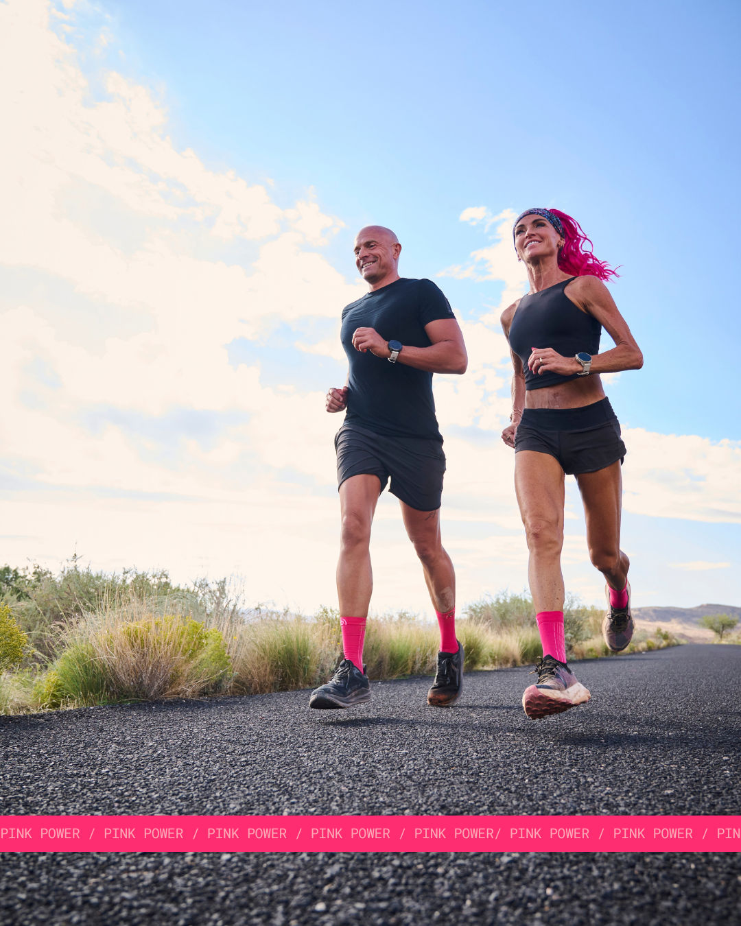 Running socks - Run Pink
