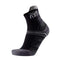 Running socks - Run Anatomic Comfort Ankle unisex black/grey