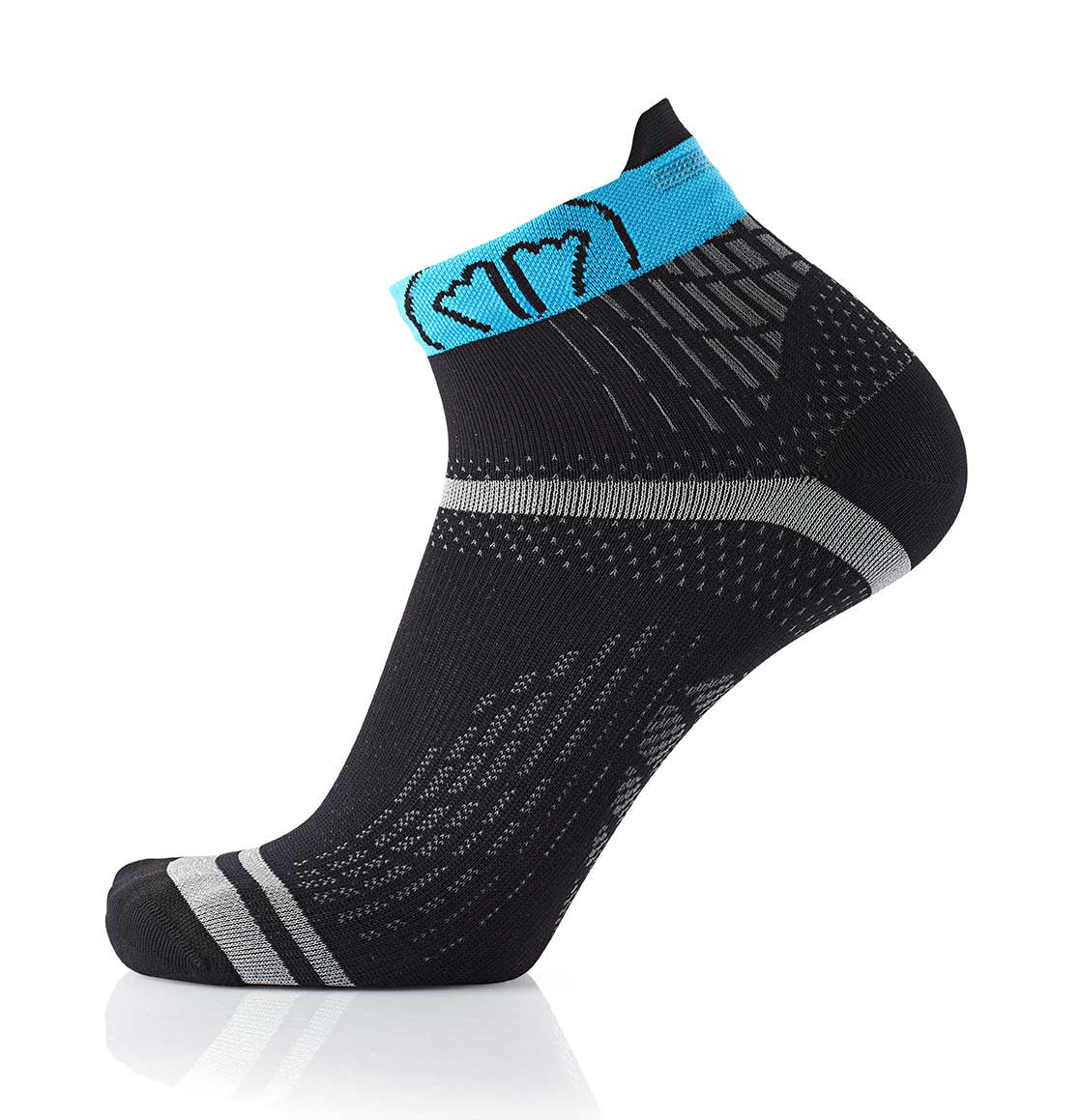 Running socks - Run Feel black/turquoise