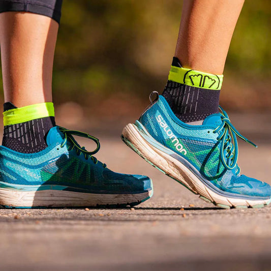 Running socks - Run Feel black/yellow