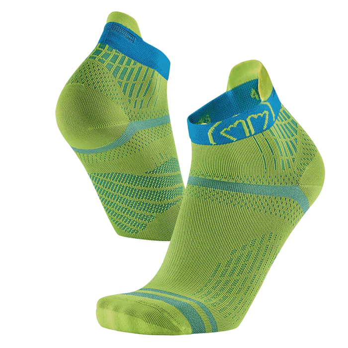 Running socks - Run Feel yellow/turquoise
